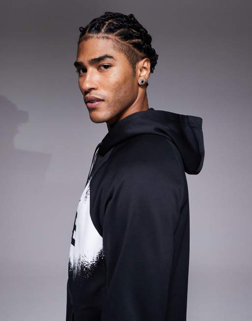 Nike Training Heritage graphic hoodie in black, 4 of 5