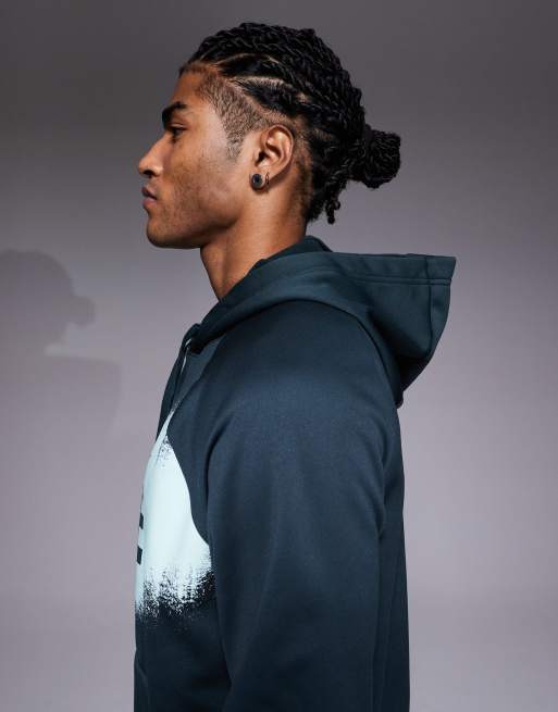 Nike Training - Heritage - Mørkegrøn hættetrøje med grafik, 4 af 5