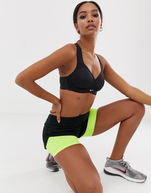 Nike Training high support pro rival bra in black