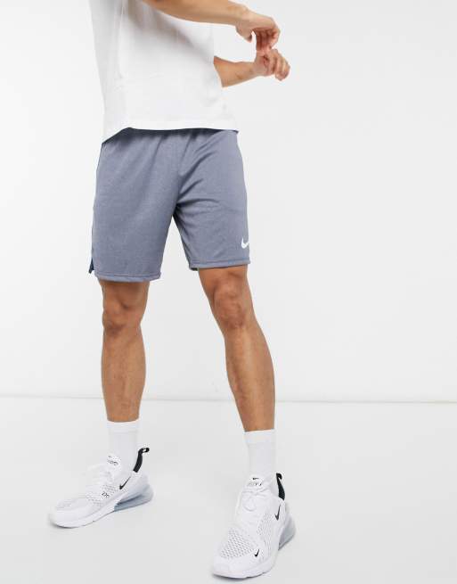 Nike Training Hybrid veneer shorts in navy ASOS