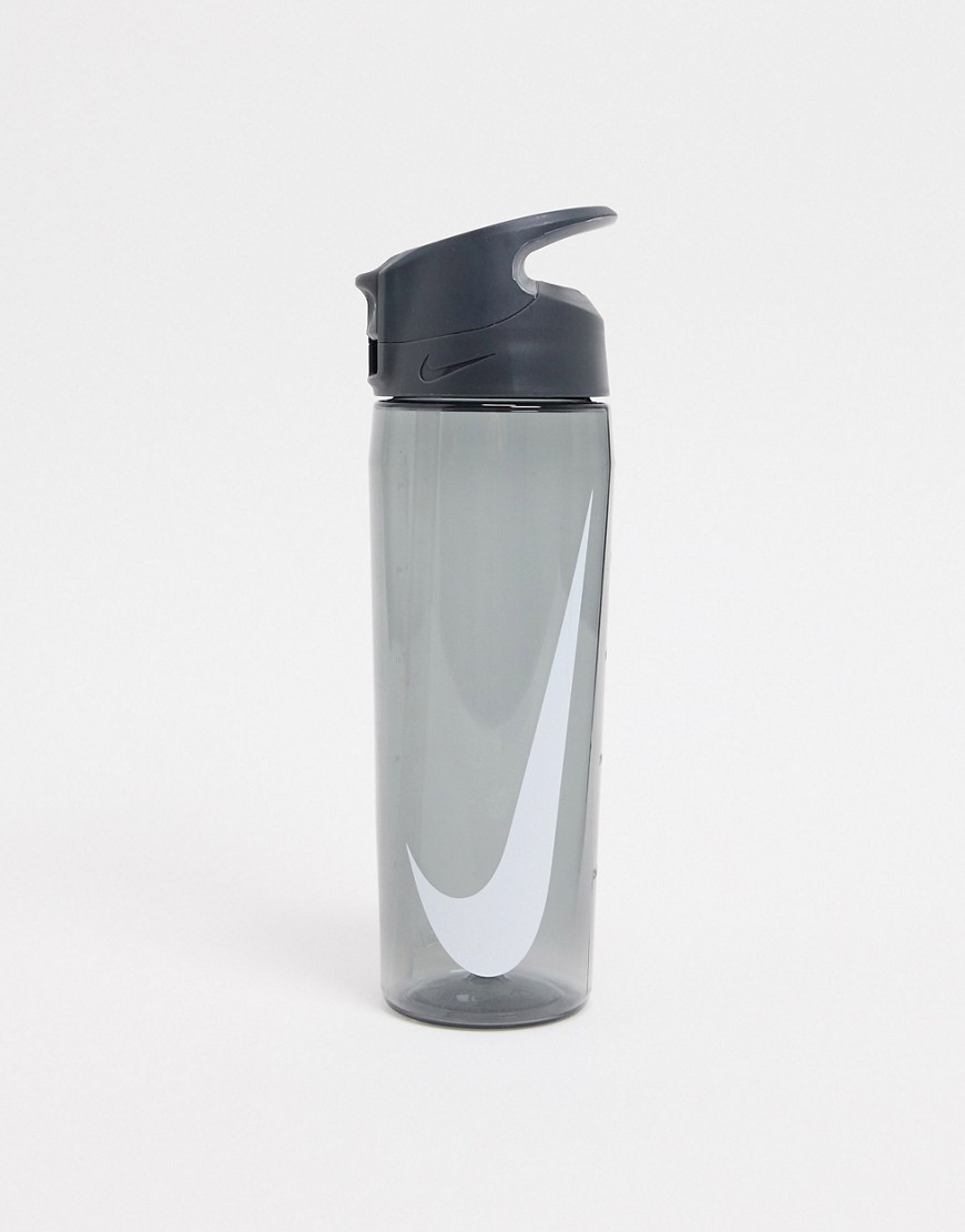 Nike Training – Hydrocharge – Svart vattenflaska med sugrör, 680 ml