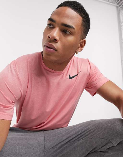 Nike Training hyper dry t-shirt in pink | ASOS