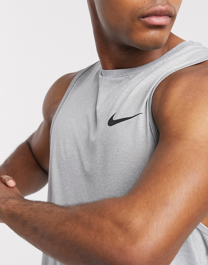 Nike Training hyper dry tank in grey