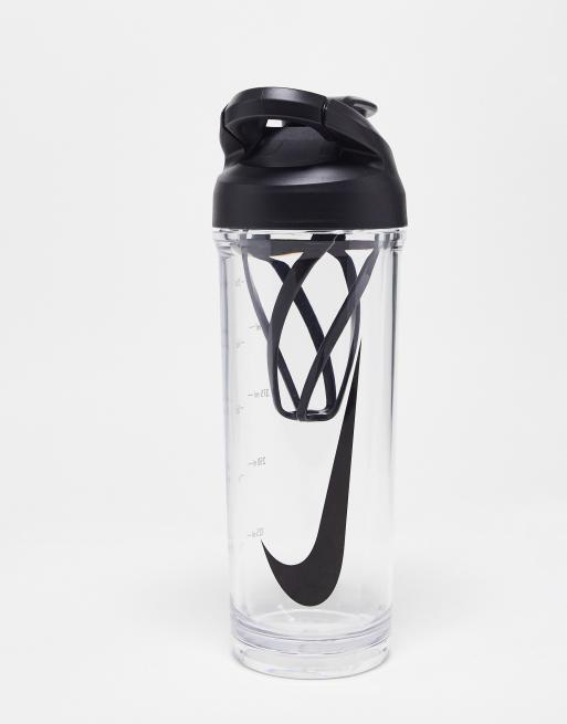 patrón responsabilidad espacio Nike Training Hypercharge 24oz Protein shaker bottle in clear and black |  ASOS