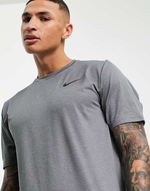 Nike Training Hyperdry t shirt in grey ASOS