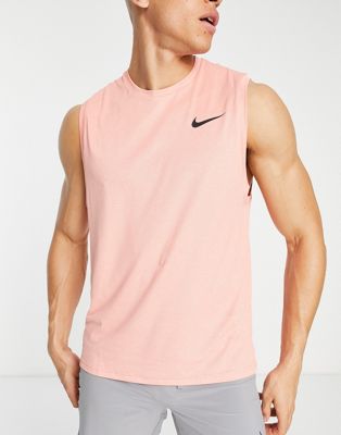 Nike Training Hyperdry vest in dark pink