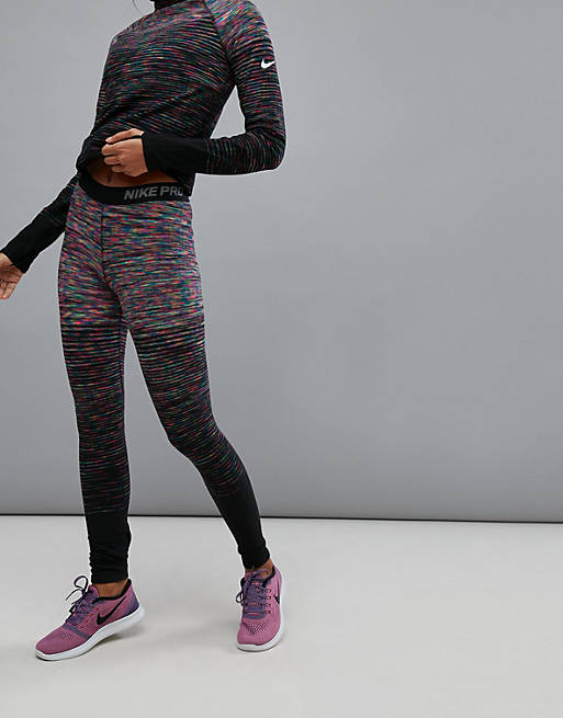 Nike Training Hyperwarm Stripe Legging
