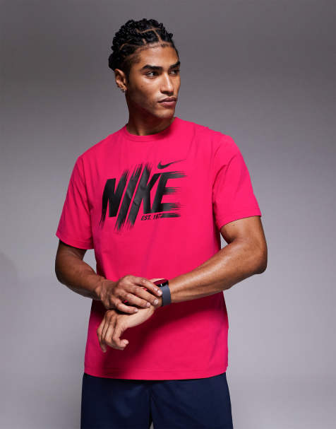 Nike Training - Hyverse - Dri-FIT - T-shirt in roze - view 1
