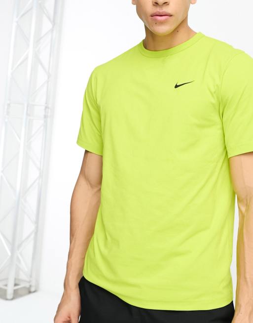 Neon yellow best sale nike t shirt