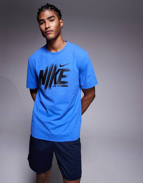 Nike Training - Hyverse - T-shirt Dri-FIT blu - view 1