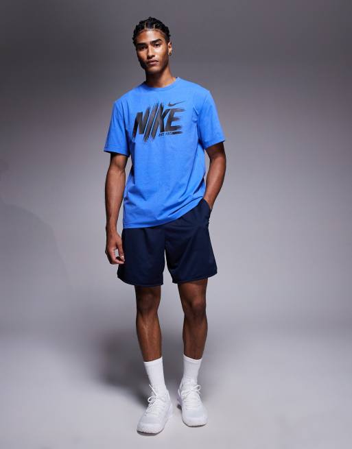 Nike Training - Hyverse - T-shirt en tissu Dri-FIT - Bleu, 2 de 4