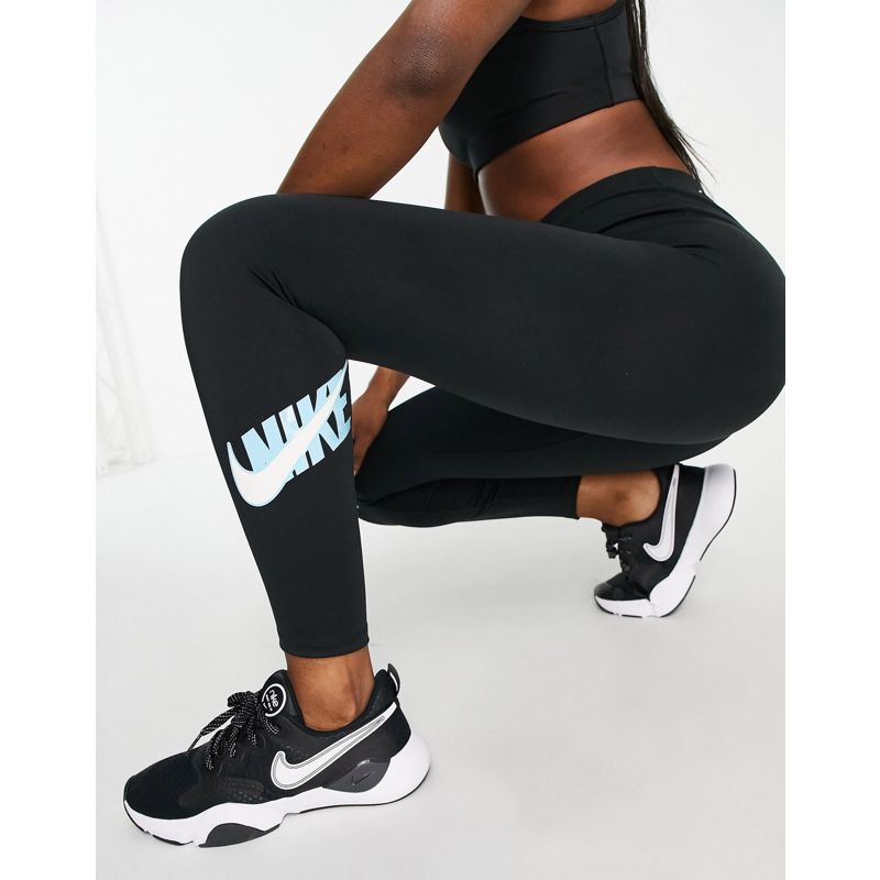 Activewear SuNag Nike Training - Icon Clash Dri-Fit - Leggings neri con logo
