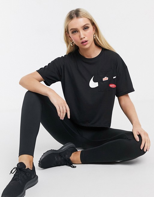 Nike Training Icon Clash logo t-shirt in black