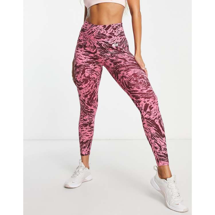 Nike Dri-FIT One Icon Clash Women's Mid-Rise 7/8 Printed Leggings - FA21