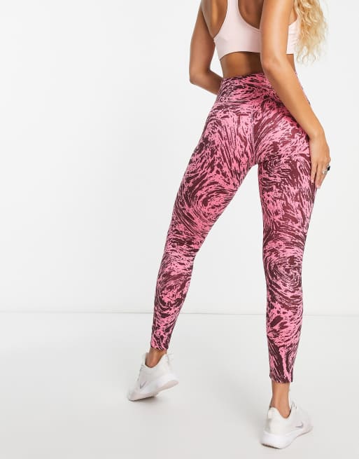 NIKE PRO ICON Clash M MEDIUM Floral 7/8 Leggings Gym Running Training Mid  Rise £39.90 - PicClick UK