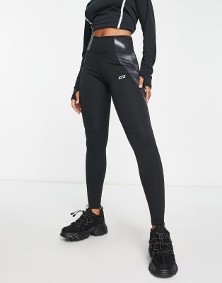 Nike Training Nike Training Icon Clash One Dri-FIT mid rise leggings in black