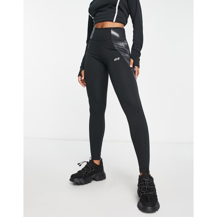 Nike One Icon Clash Dri-FIT Mid-Rise Crop Leggings DD5388-357 Jade