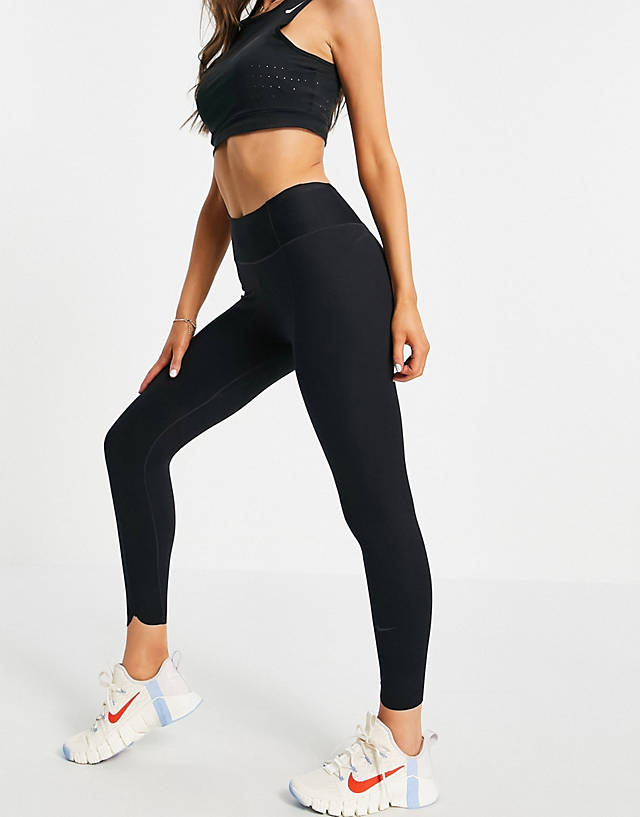 Nike Training - icon clash one sculpt tight luxe cropped leggings in black