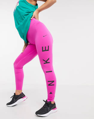 nike icon clash leggings pink