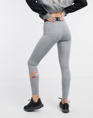 nike gym leggings grey