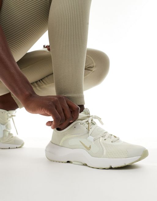 Nike Training - In-Season TR 13 - Premium sneakers in gebroken wit en goud