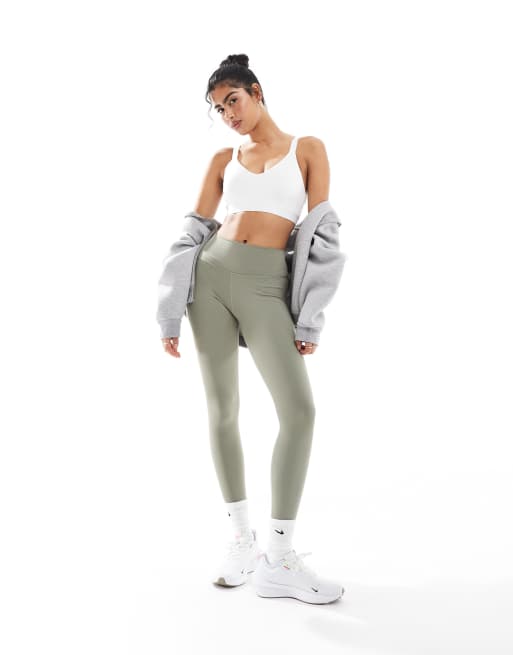 Nike Training – Indy Dri-FIT – Biały biustonosz sportowy o średnim wsparciu, 2 z 4