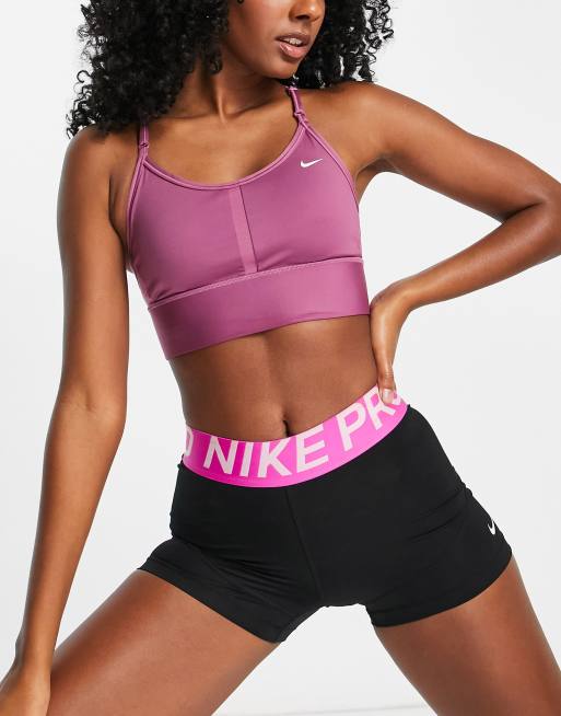 Nike Training – Indy Dri-FIT – Sport-BH in Rosépink mit Logoband und  leichter Stützfunktion Size: XL: Buy Online in the UAE, Price from 172 EAD  & Shipping to Dubai