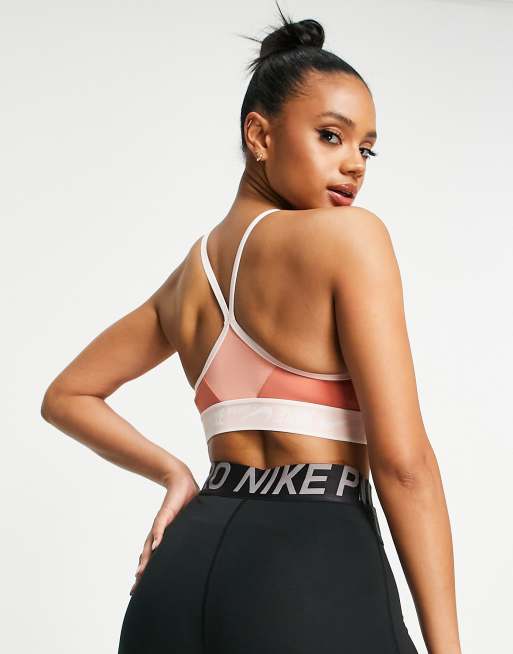 Nike Dri-FIT Indy Zip-Front Bra - L - BANDIER