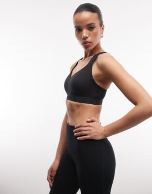 Nike Training Indy high support sports bra in black