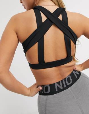 Nike Training Indy Light Bra In Black | ASOS