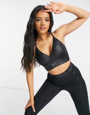 nike wrap sports bra