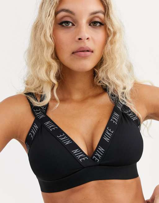 Indy Logo Bra Black/Grey - Nike –