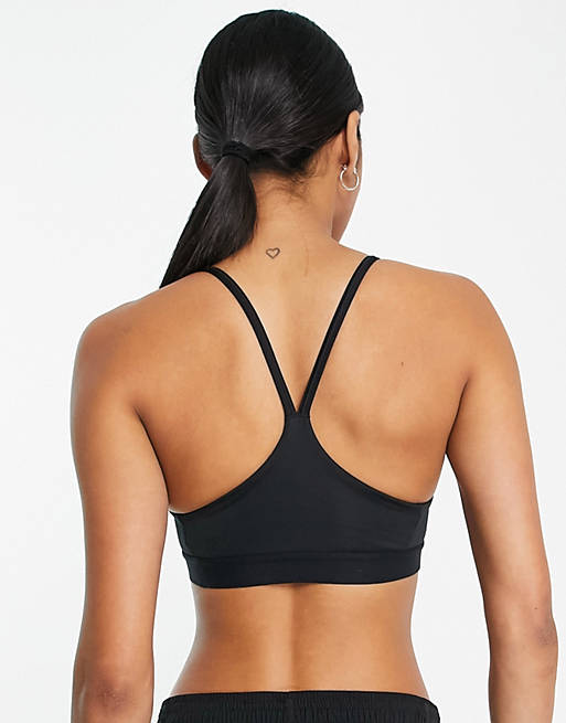 Women Nike Training Indy non padded bra in black 