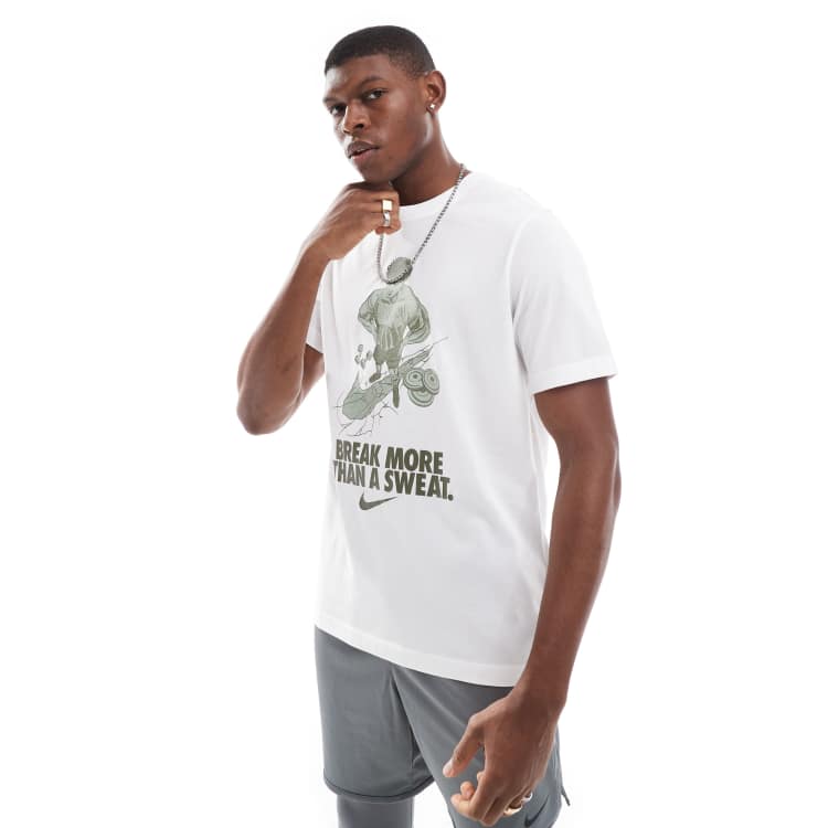 Tシャツ・カットソー Nike AS MNK DF TEE IYKYK FITNESS NIKE AS M NK DF TEE IYKYK RUN SU24 FV8385-010 T-SHIRT SHORT