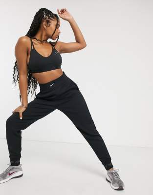 nike training jogger pants in black