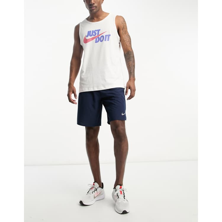 Nike Training Just Do It Dri FIT Tanktop in WeiB ASOS