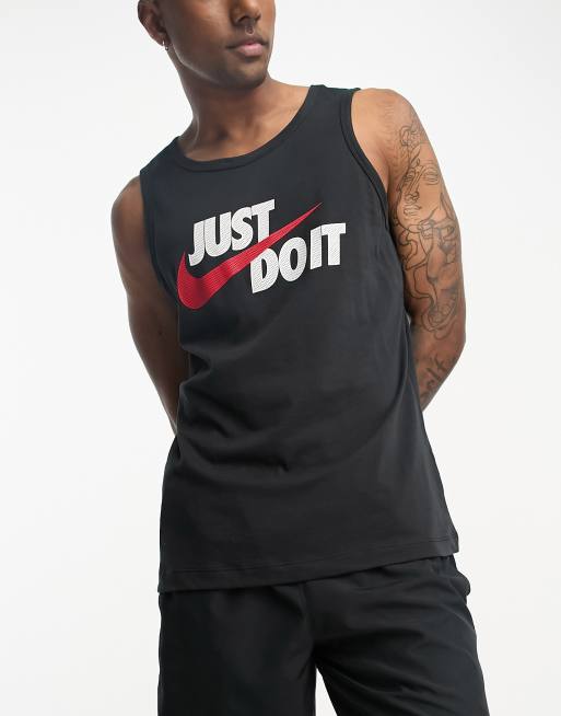 Nike Training - Just Do It Dri-FIT - Top senza maniche nero