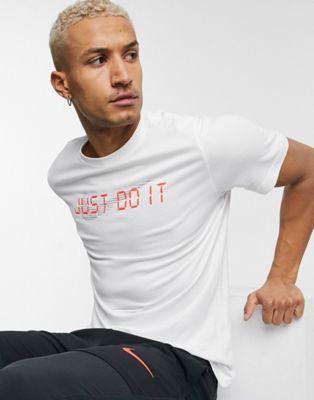 Nike Training just do it graphic t-shirt in white | ASOS