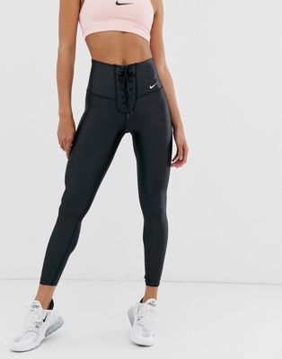 Nike Training lace up power leggings in 