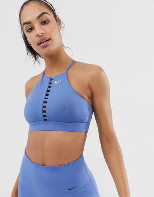 nike blue bra