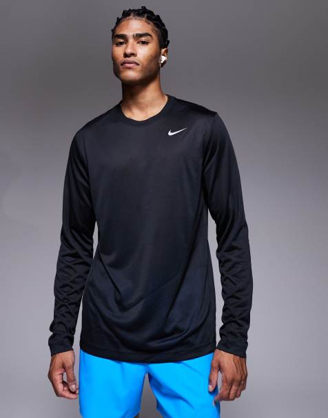 Nike Training Legend Dri-FIT long sleeve top in black - view 1