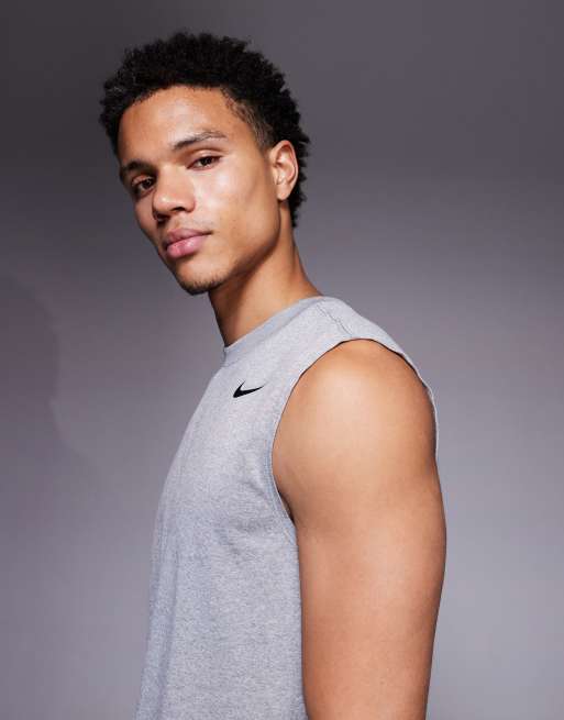 Nike Training Legend DRI-Fit tank top in gray, 4 of 5