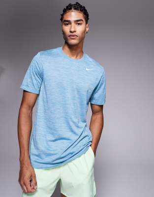 Nike Training Legend Dri-FIT veneer t-shirt in blue - view 1