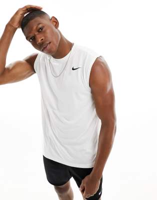 asos Nike Training Legend Dri-FIT vest in white