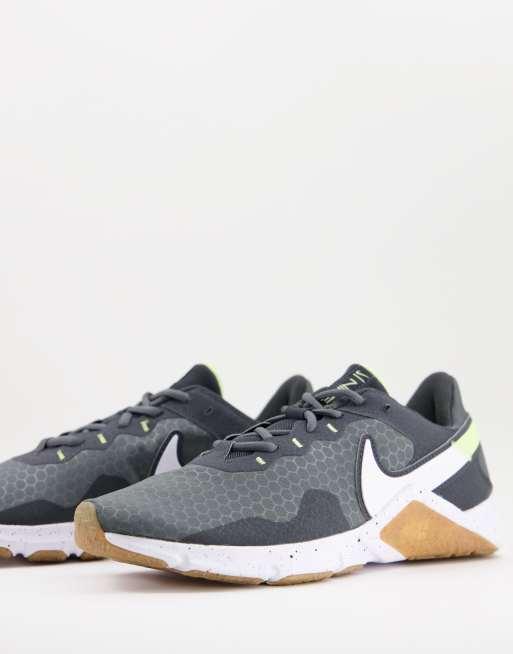 Nike Training Legend Essential 2 sneakers in gray | ASOS