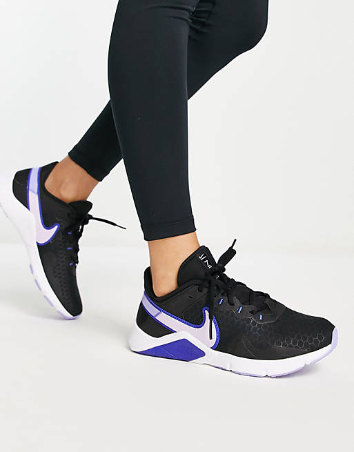 Nike Training Legend Essential 2 trainers in black and pink | ASOS