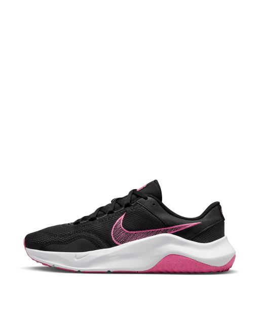 Nike Training - Legend - Essential 3 NN - Baskets - Noir et rose