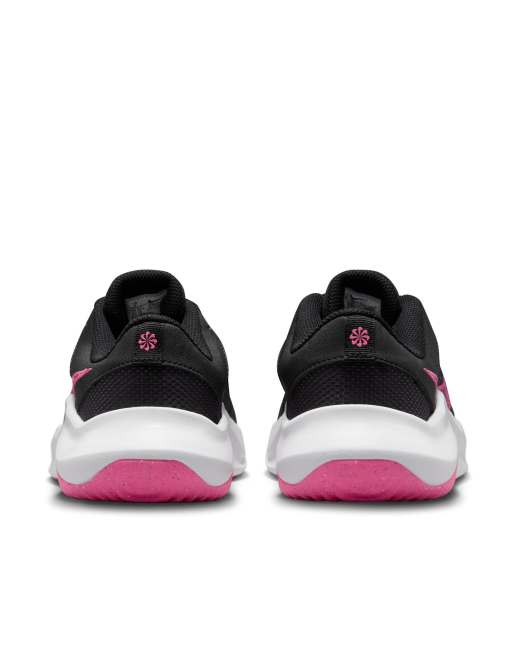 Nike Training - Legend Essential 3 NN - Sneakers nere e rosa, 3 di 4