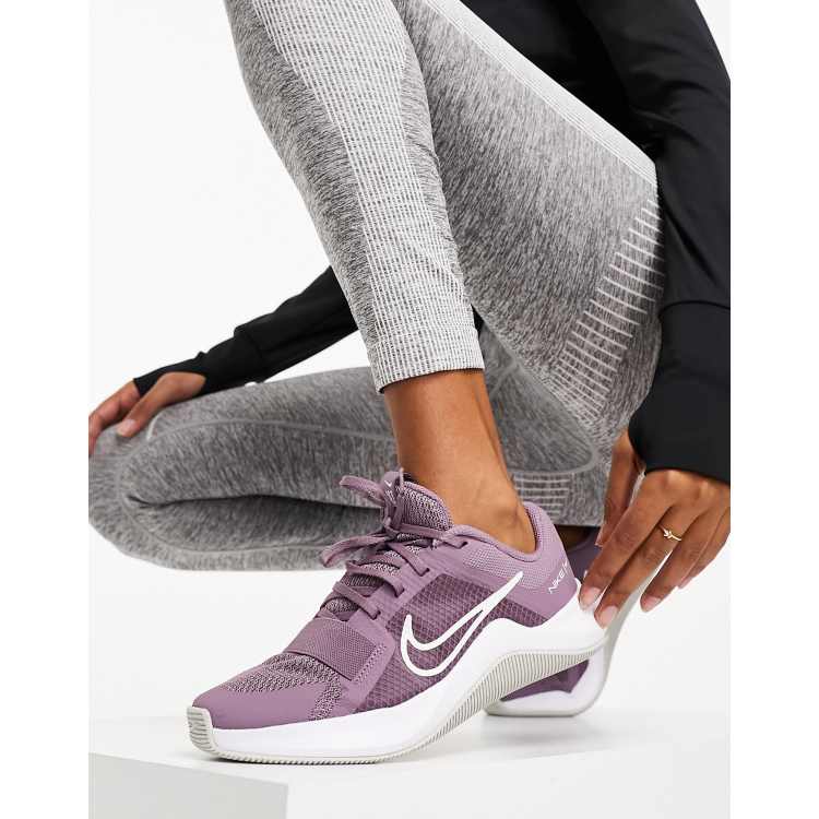 Nike Legendary Womens Sports Capri Leggings Purple