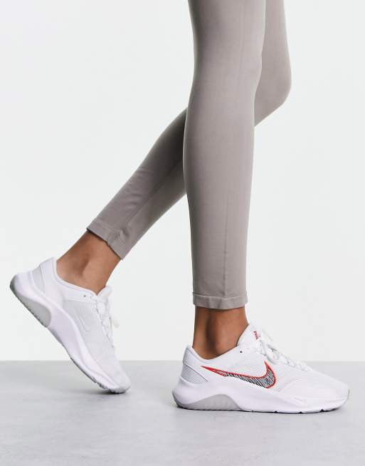 Asos white hot sale nike trainers